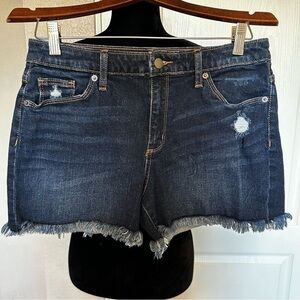 Universal Thread High Rise Shortie Denim Jean Shorts Size 6 28R‎